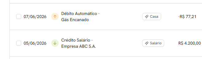 Categorização automática de lançamentos por IA na Fikko